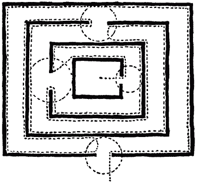 FIG. 20.M. Tremaux's Method of Solution.